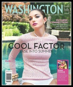 Washington Life cover, photographer Monica True. Photo from Washington Life Magazine.