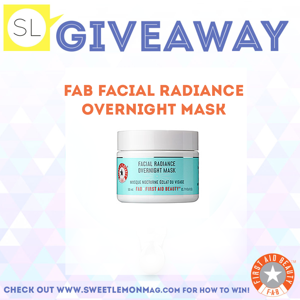 Giveaway: FAB Facial Radiance Overnight Mask